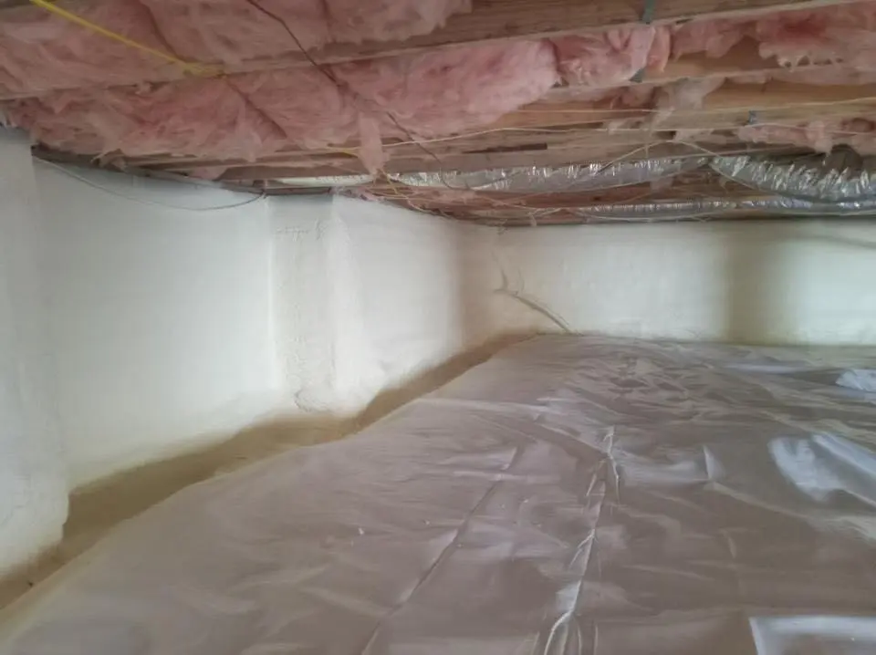 Crawl space encapsulation with closed-cell spray foam for Roof Maintenance in Moultrie